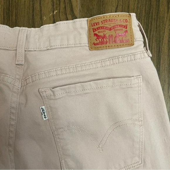 Levi’s 505 Straight Light Pink Mid Rise Jeans Women’s size 29 - Picture 9 of 15